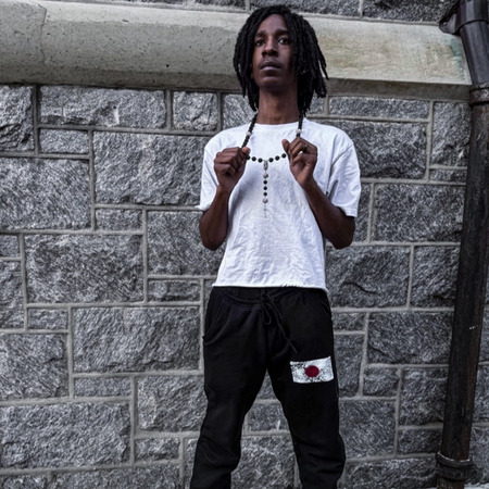 BLOODY friends ??, a Black Midweight Fleece Joggers