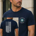 USCG Veteran, a Black Premium Cotton Tee