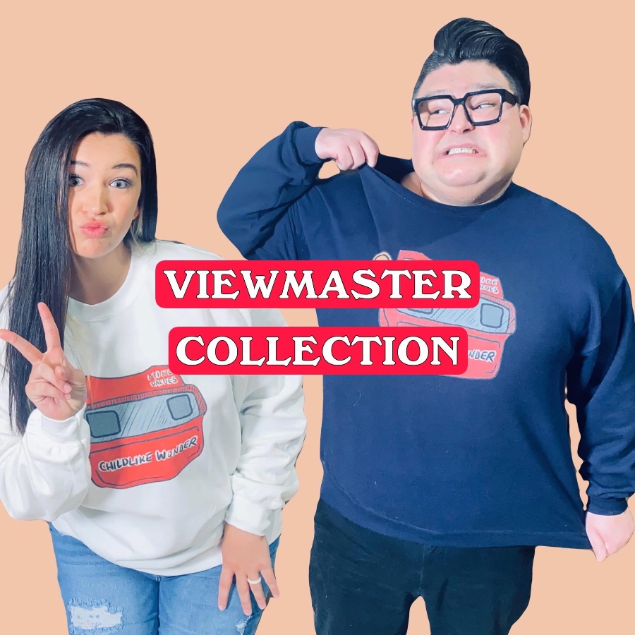 ViewMaster Crewneck, a Black Premium Drop Shoulder Sweatshirt