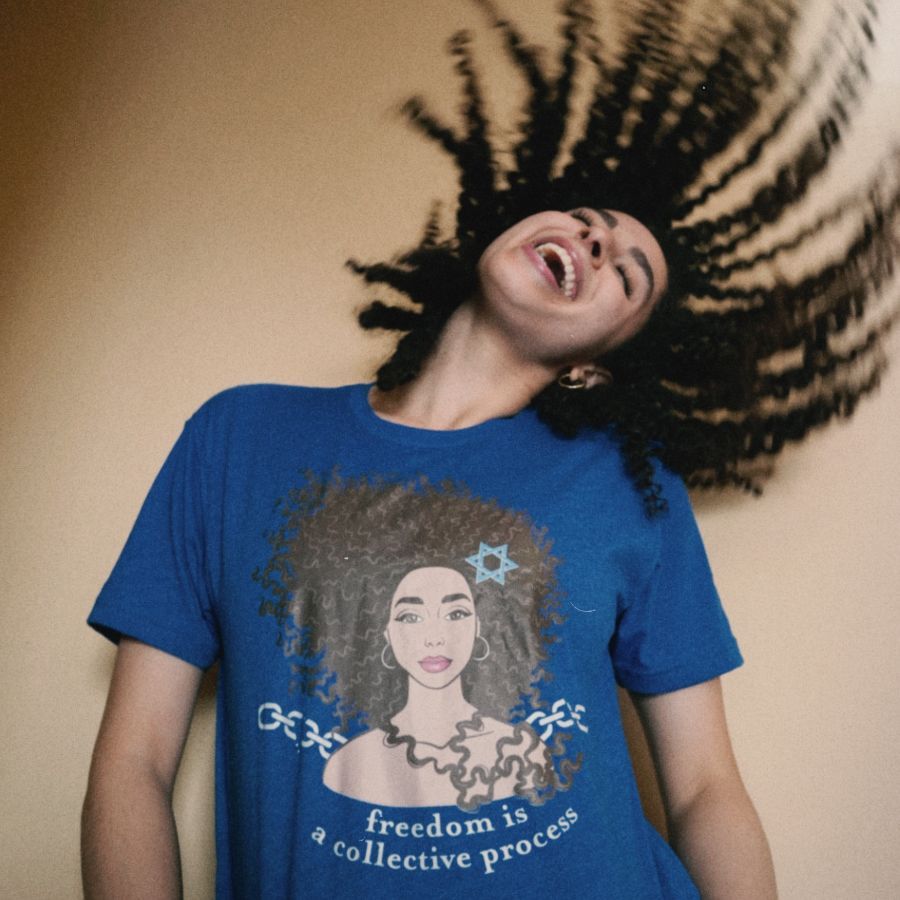 Collective Freedom, a Heather True Royal Premium Unisex Tee