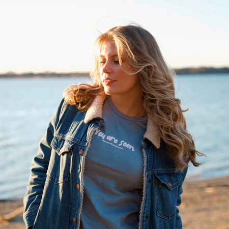 You Are Seen., a Carolina Blue Classic Unisex Tee