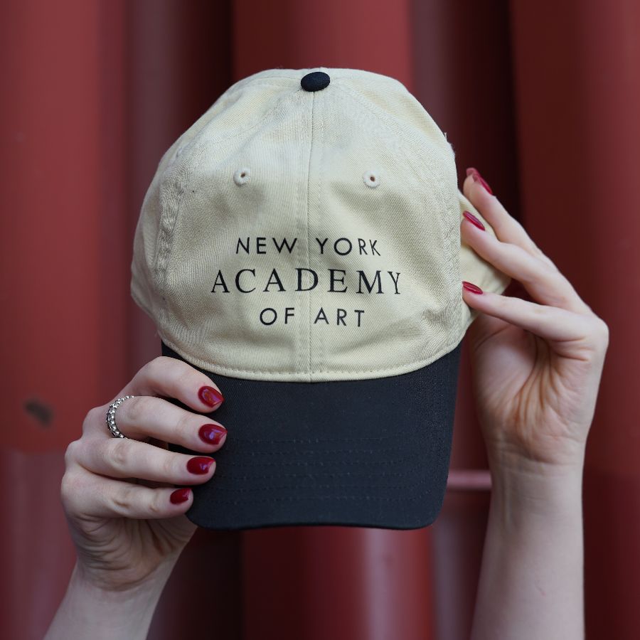 Academy Logo Hat / dark, a Oyster Printed Eco Baseball Cap