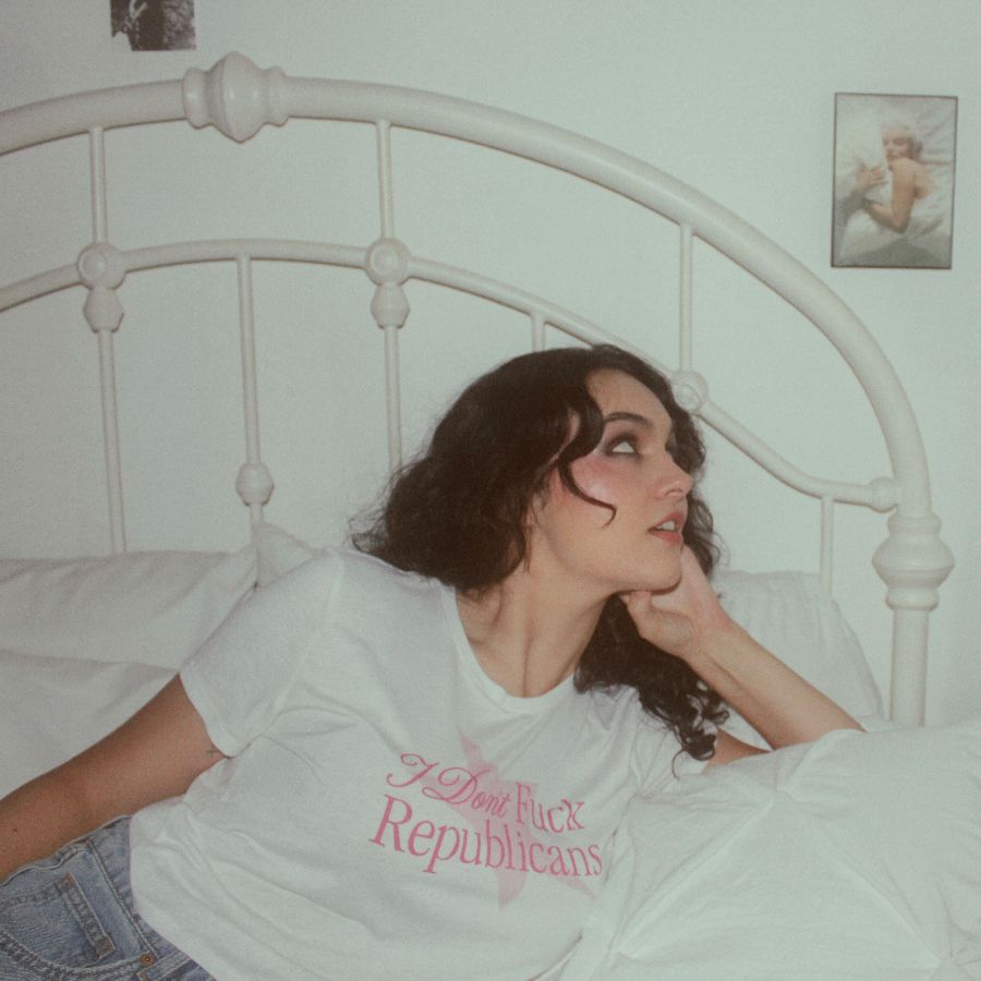 I Don't Fuck Republicans, a White Comfort Colors Unisex Tee