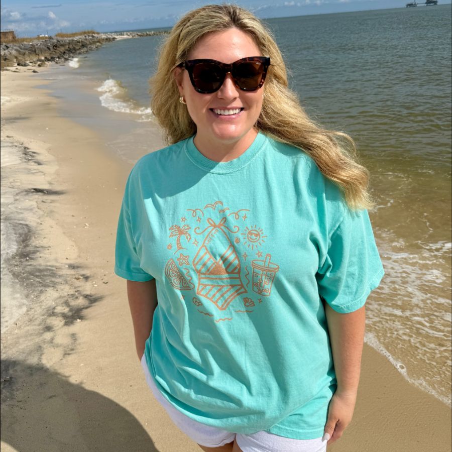 Taren Denise, a Chalky Mint Comfort Colors Unisex Tee