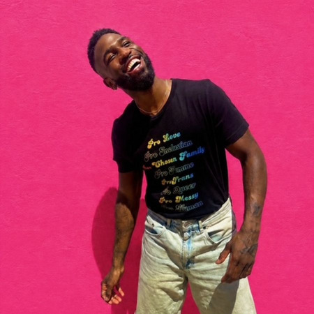 The Pro Human Tee, a Solid Black Blend Premium Unisex Tee