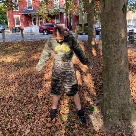 Archiberry, a Forest Camo Heavyweight Camo Pullover Hoodie