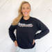 DPFITCREW, a Black Crewneck Sweatshirt