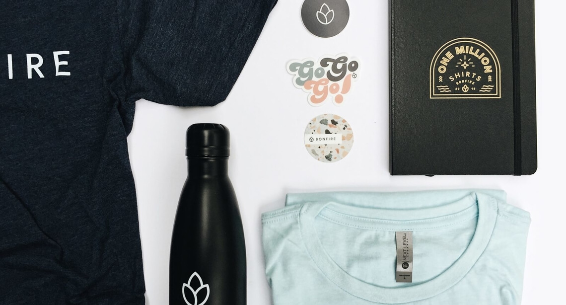 Custom t-shirts are a great addition to any of your swag bag ideas!