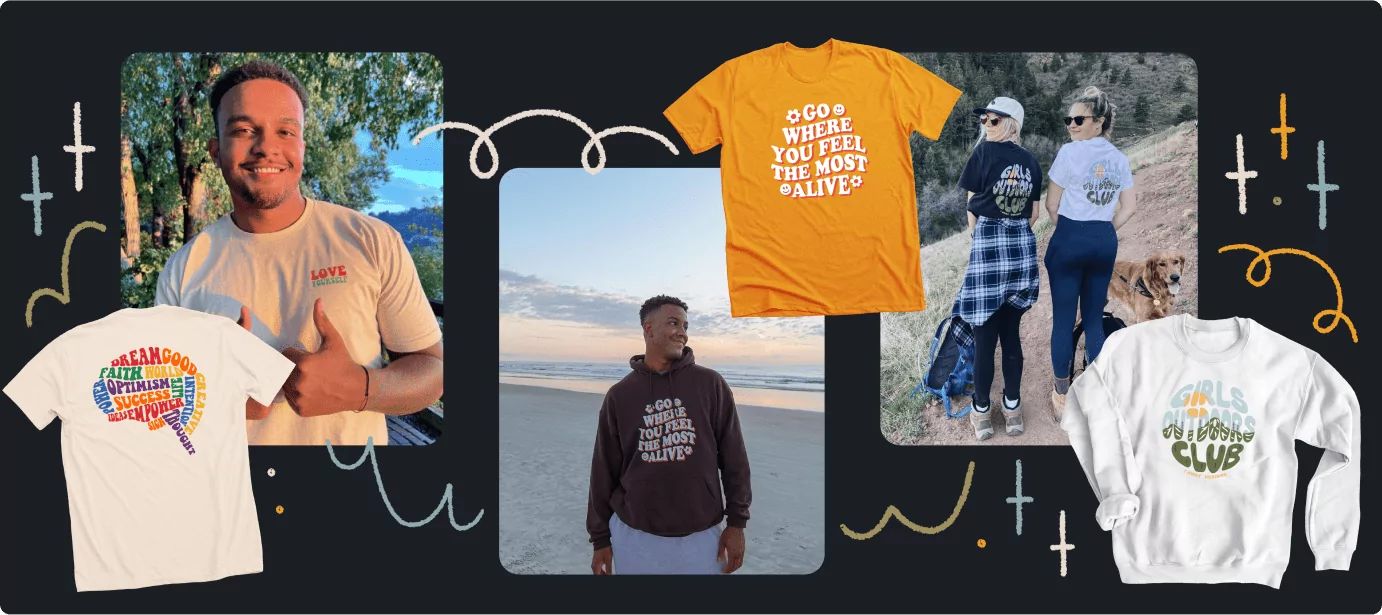 Make your own custom merch with Bonfire t-shirts