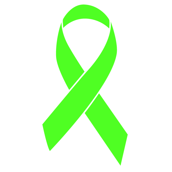 Lime green colored Non-Hodgkin's Lymphoma ribbon