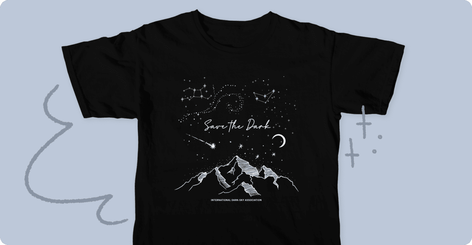 Buy the Save the Dark Shirt to support The International Dark-Sky Association