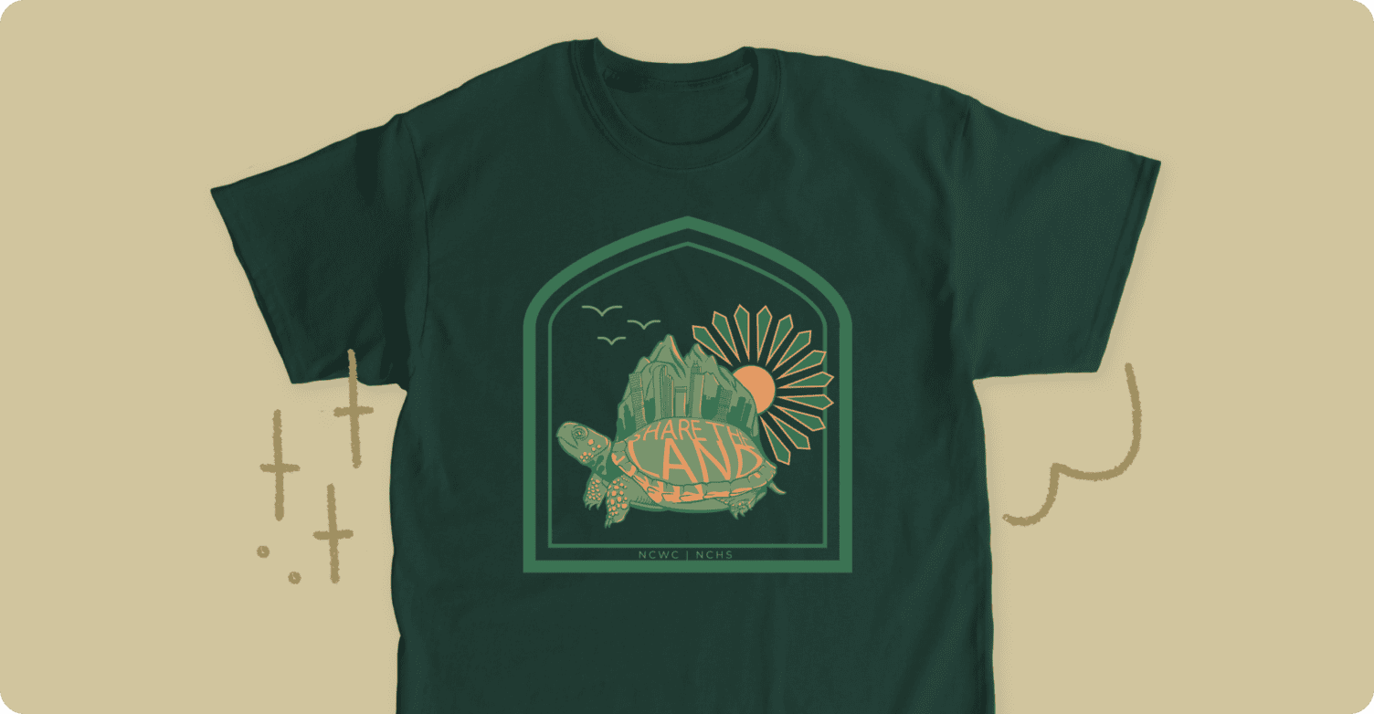 Share the Land shirt for sale on Bonfire.