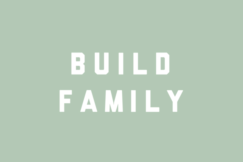 Build Family adoption saying