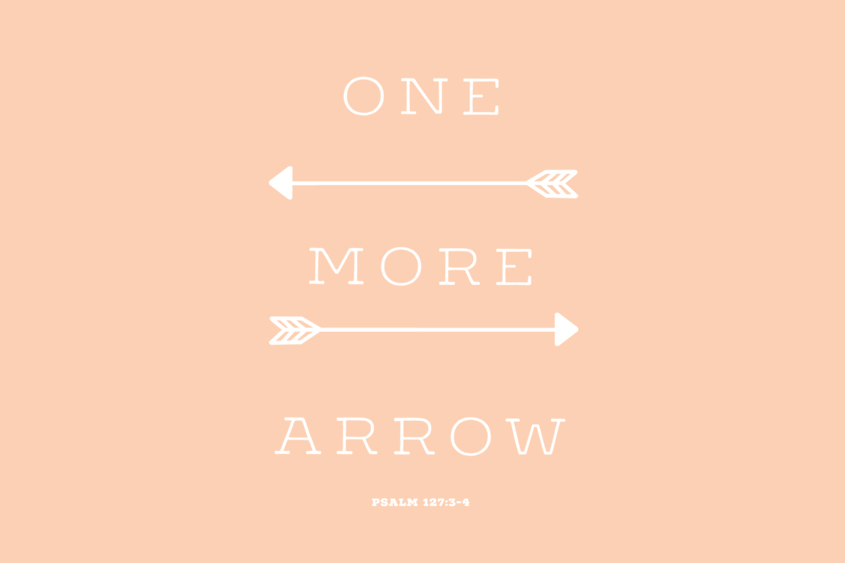 One More Arrow adoption quote