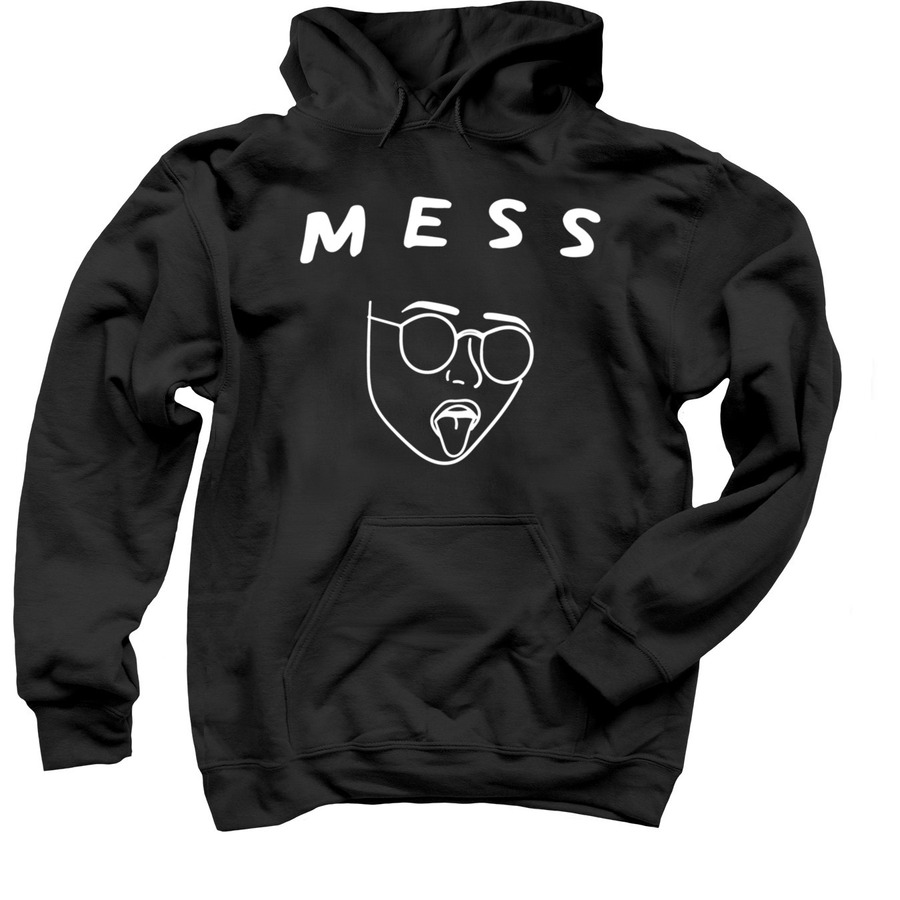 The MESS hoodie created by Jess and Mclane