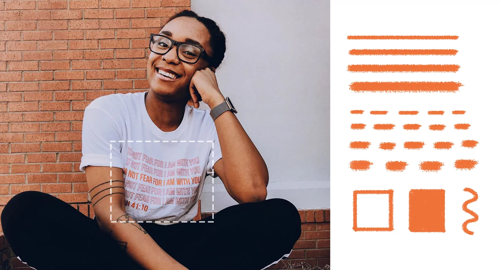 The art of a one color t-shirt design