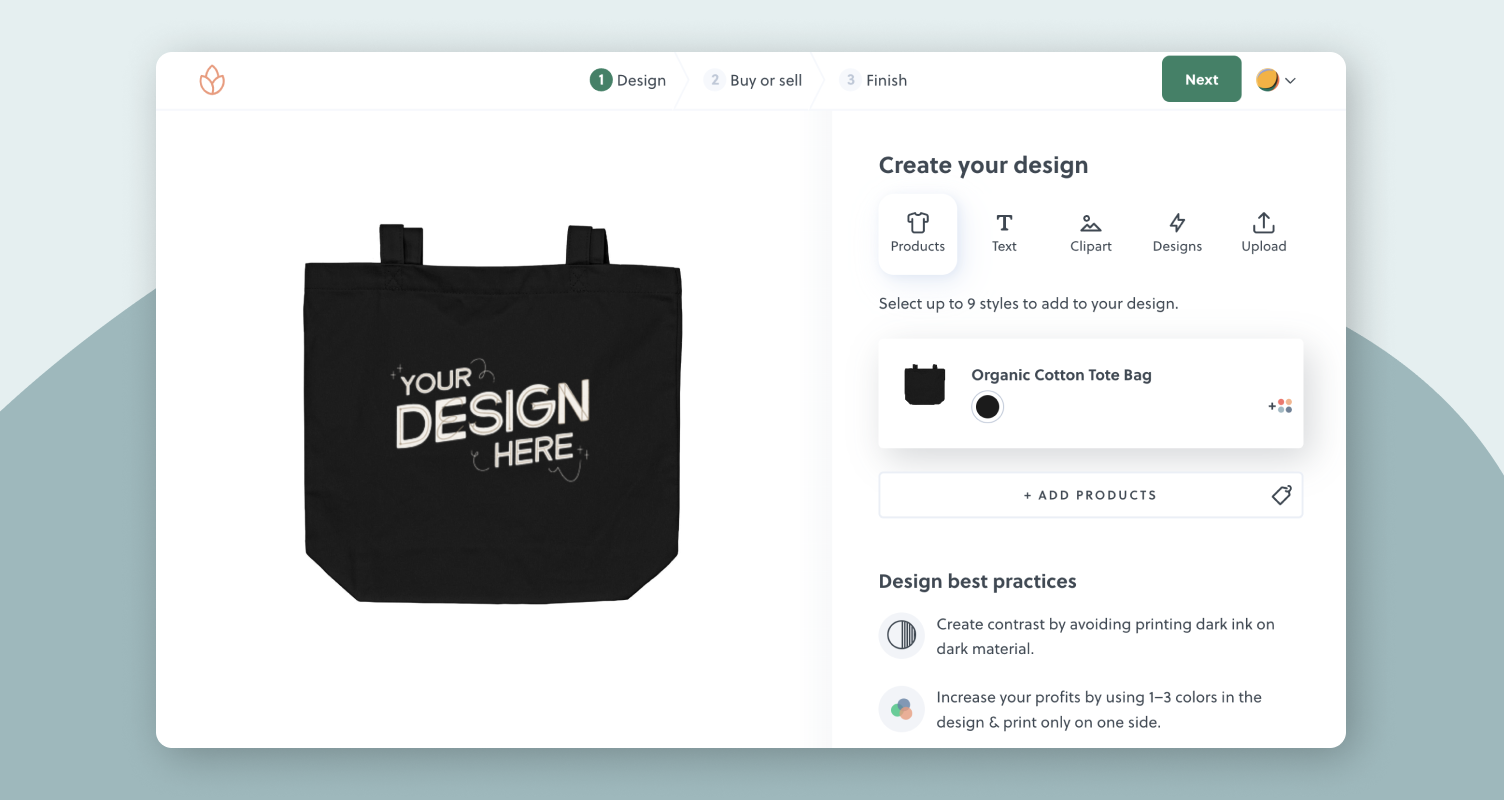 Organic Cotton Tote Bag