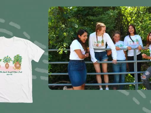 sell merchandise to raise awareness