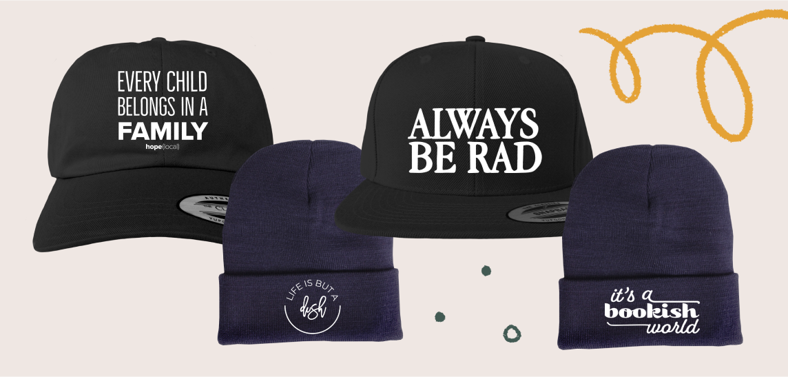 Design your hat with a powerful statement or quote.