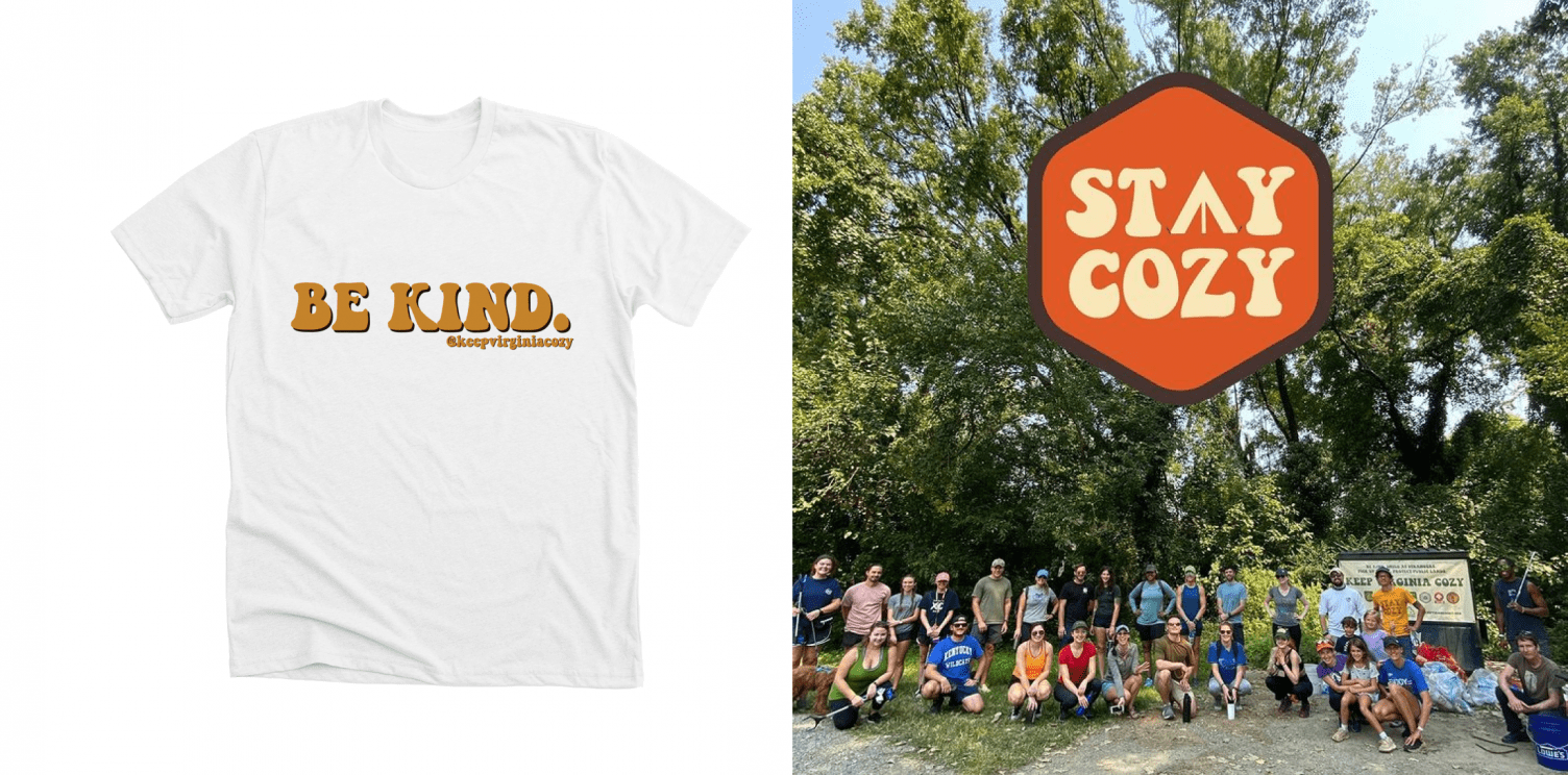 Keep Virginia Cozy merch that benefits the Shenandoah National Park.
