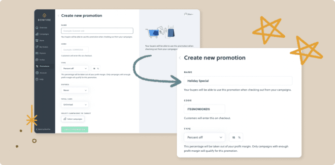 Introducing Promo Codes for Bonfire Sellers and Buyers