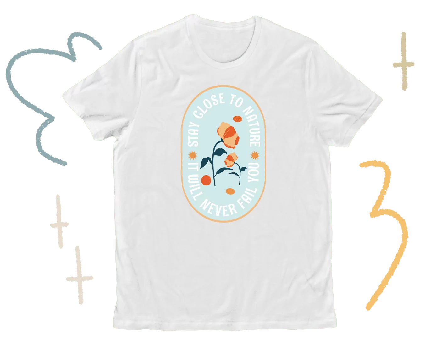 The Organic Cotton Unisex Tee on Bonfire.com