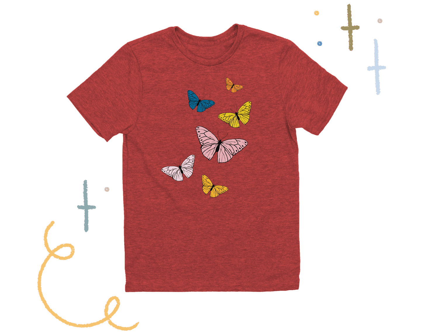 The Youth Eco Triblend Tee on Bonfire.com