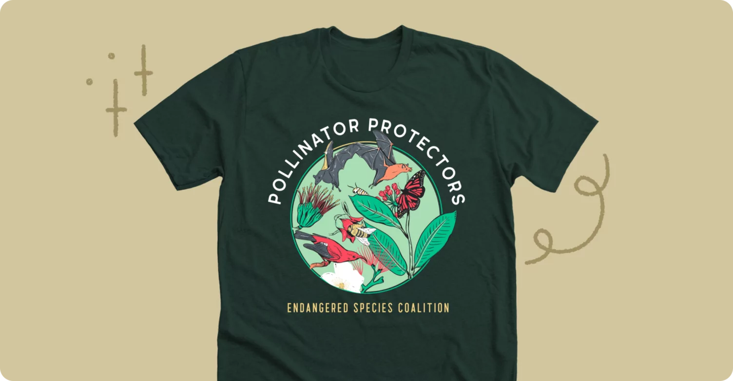 Pollinator Protectors t shirt fundraiser.
