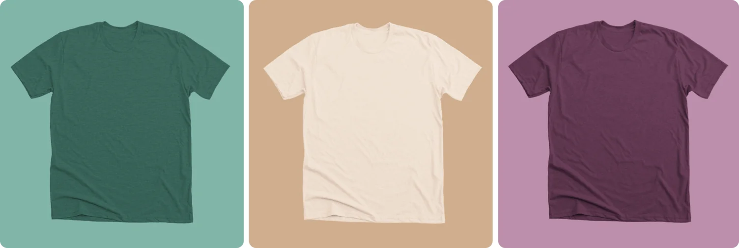 The Premium Unisex Tee shown in various colors