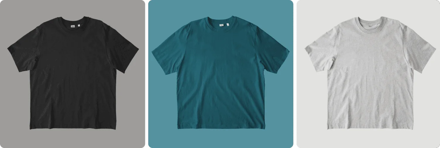 The Stanley/Stella Unisex Freestyler Heavyweight Tee shown in various colors