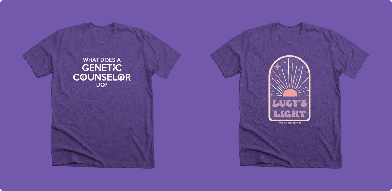 Heather Team Purple shirt color