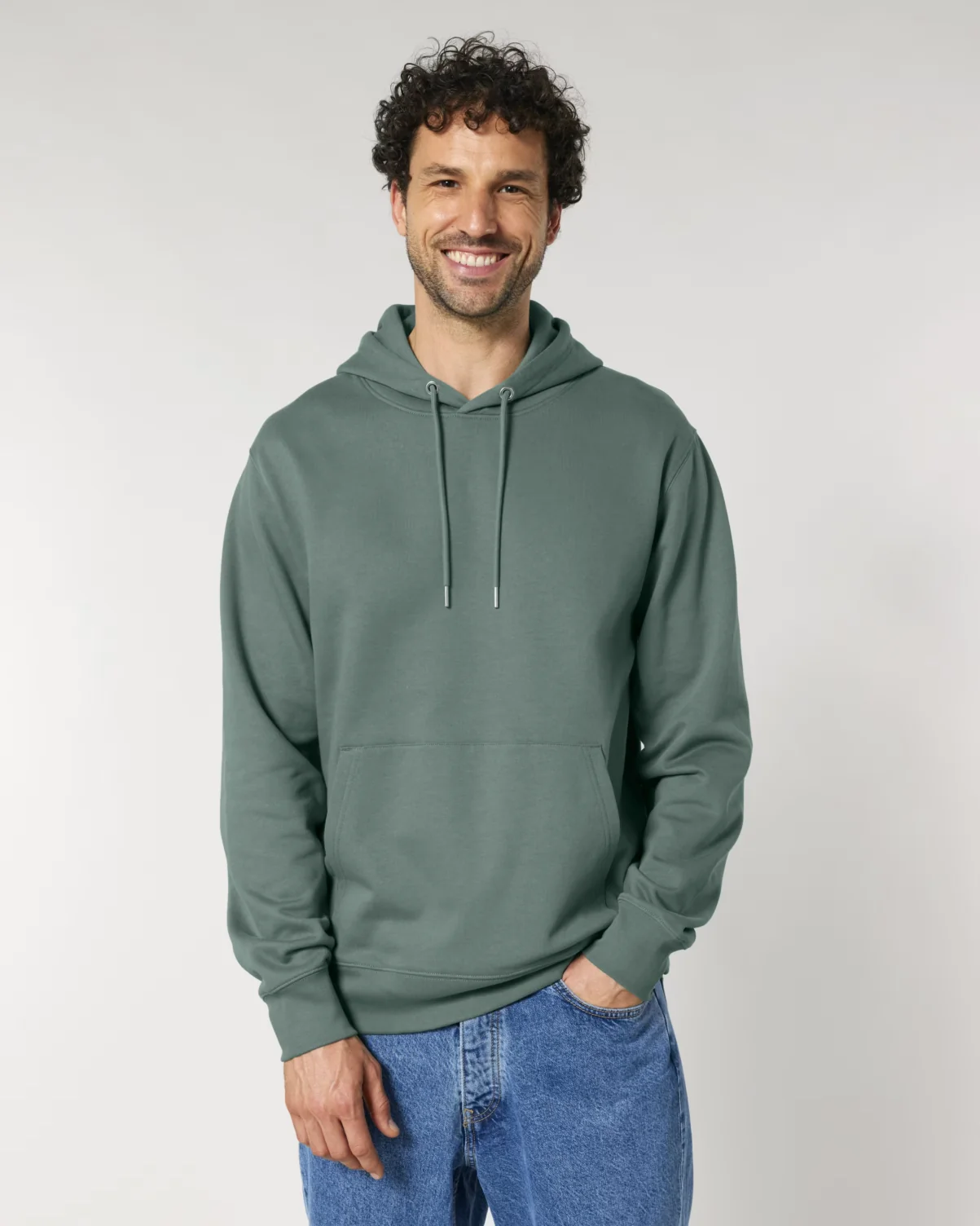 Man wearing a eco-friendly Cruiser 2.0 Crewneck Sweatshirt from Stanley/Stella in Green Bay.