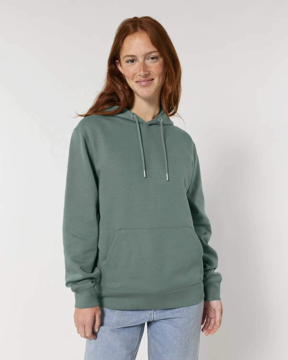 Women wearing a eco-friendly Cruiser 2.0 Crewneck Sweatshirt from Stanley/Stella in Green Bay.