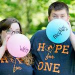 Lindsay Watts raised over 1400 dollars through her t shirt fundraiser and loved seeing everyone wearing the shirts in support.