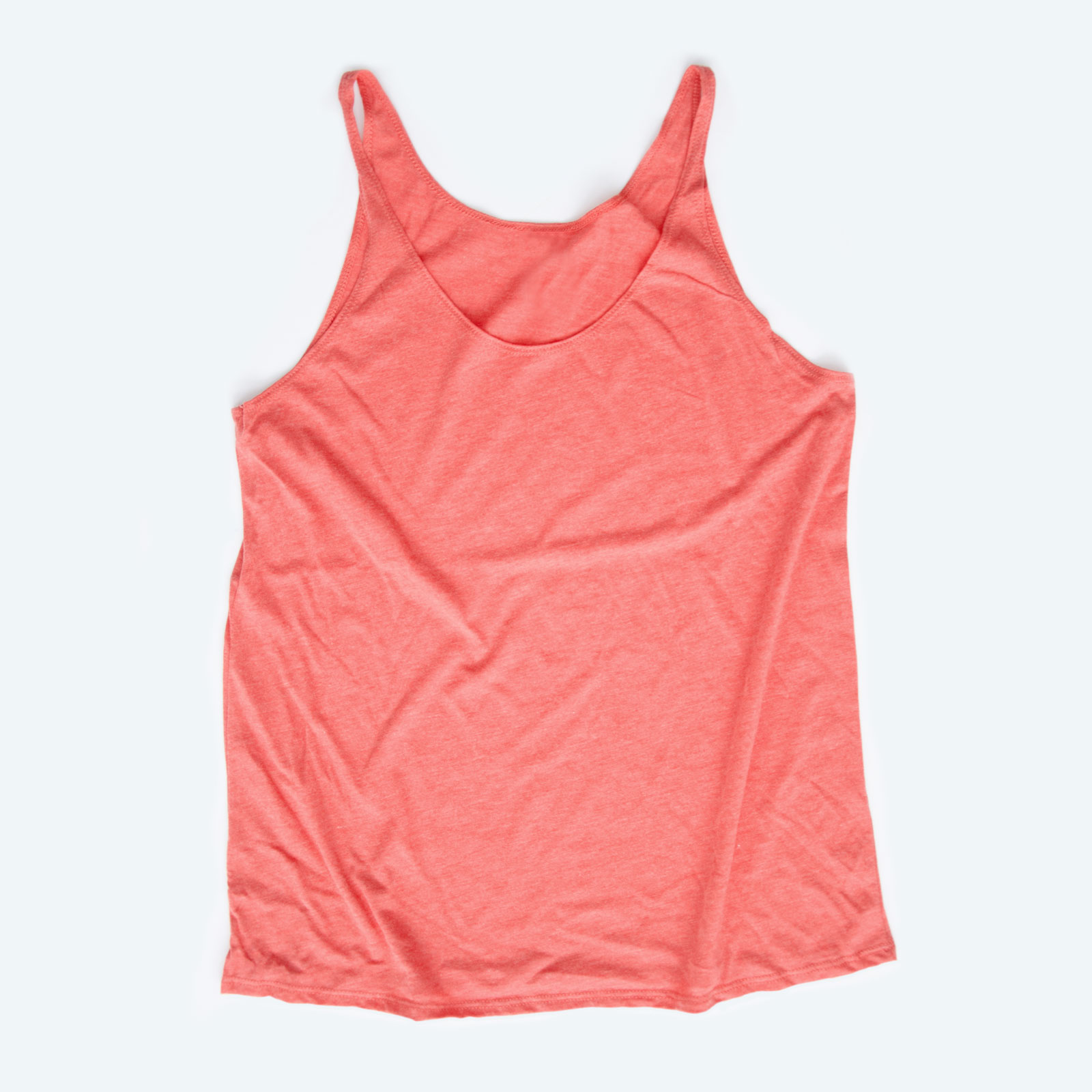 Order custom shirts like women’s slouchy tanks with Bonfire.